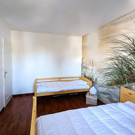 Appartement T3 76m² avec terrasse, balcon, à 100m de la plage d'Eyrac, parking et WIFI - FR-1-420-154 *