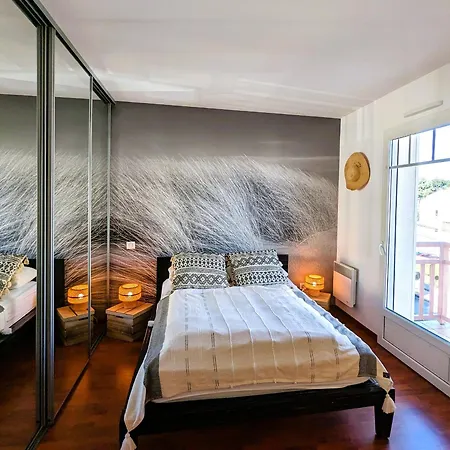 T3 76m² avec terrasse, balcon, à 100m de la plage d'Eyrac, parking et WIFI - FR-1-420-154 * Arcachon