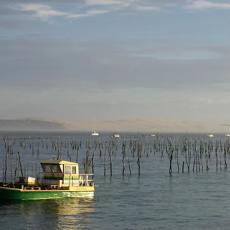 T3 76m² avec terrasse, balcon, à 100m de la plage d'Eyrac, parking et WIFI - FR-1-420-154 * ארסשון