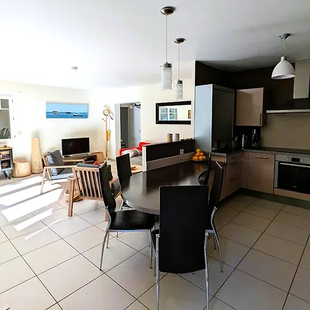 Apartment T3 76m² Avec Terrasse, Balcon, A 100m De La D'eyrac, Parking Et Wifi - Fr-1-420-154 Arcachon